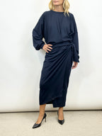 Abito Nodo Blu _ MI.LE.for soku