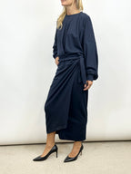 Abito Nodo Blu _ MI.LE.for soku