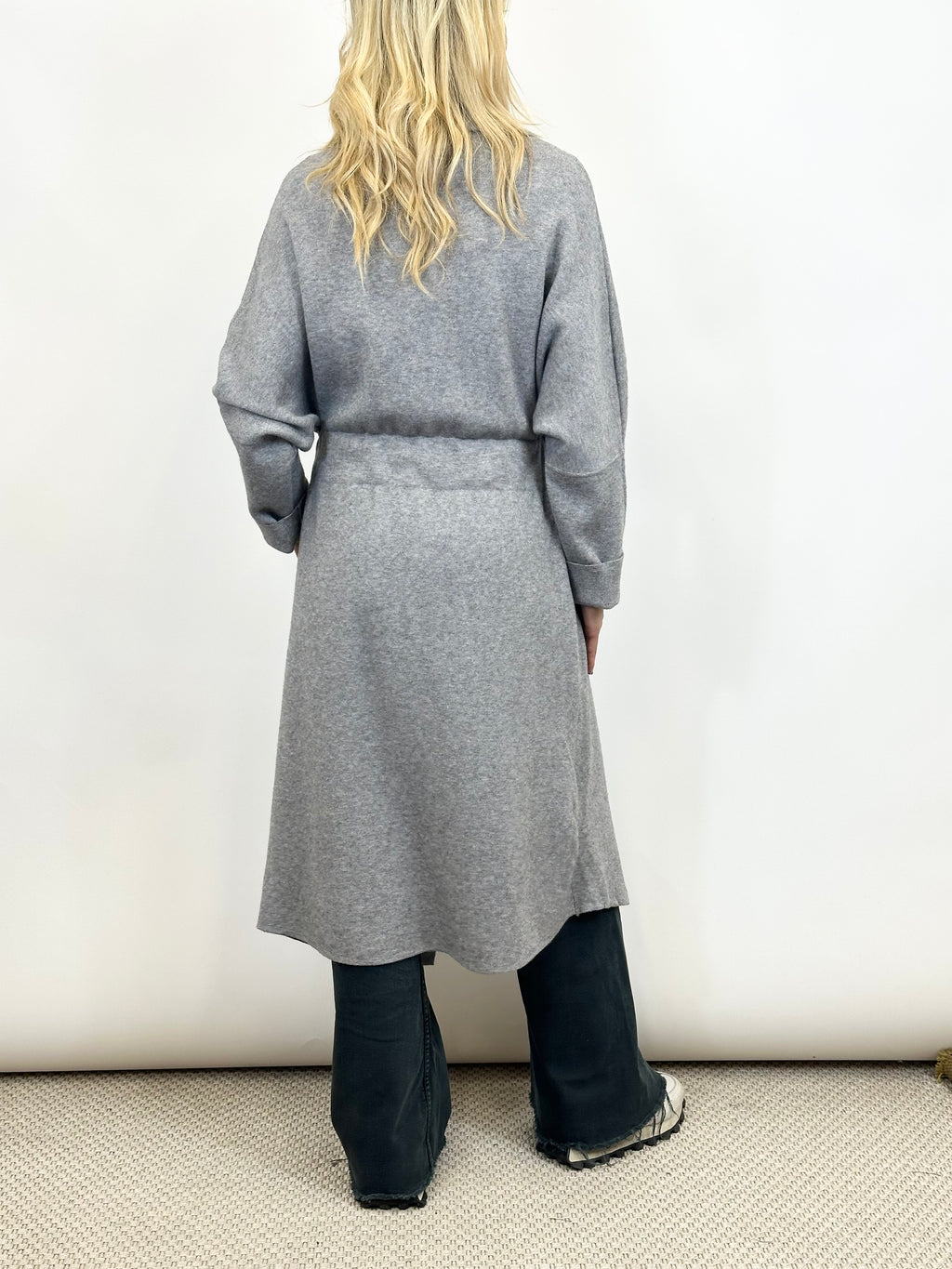 Cardigan "Essenziale" Grigio _ MI.LE. for soku