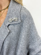 Cardigan "Essenziale" Grigio _ MI.LE. for soku