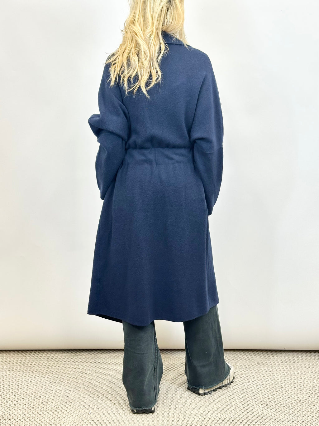 Cardigan "Essenziale" Blu _ MI.LE.for soku