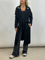 Cardigan "Essenziale " Nero _ MI.LE.for soku