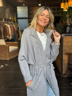 Cardigan "Essenziale" Grigio _ MI.LE. for soku