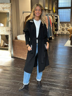 Cardigan "Essenziale " Nero _ MI.LE.for soku