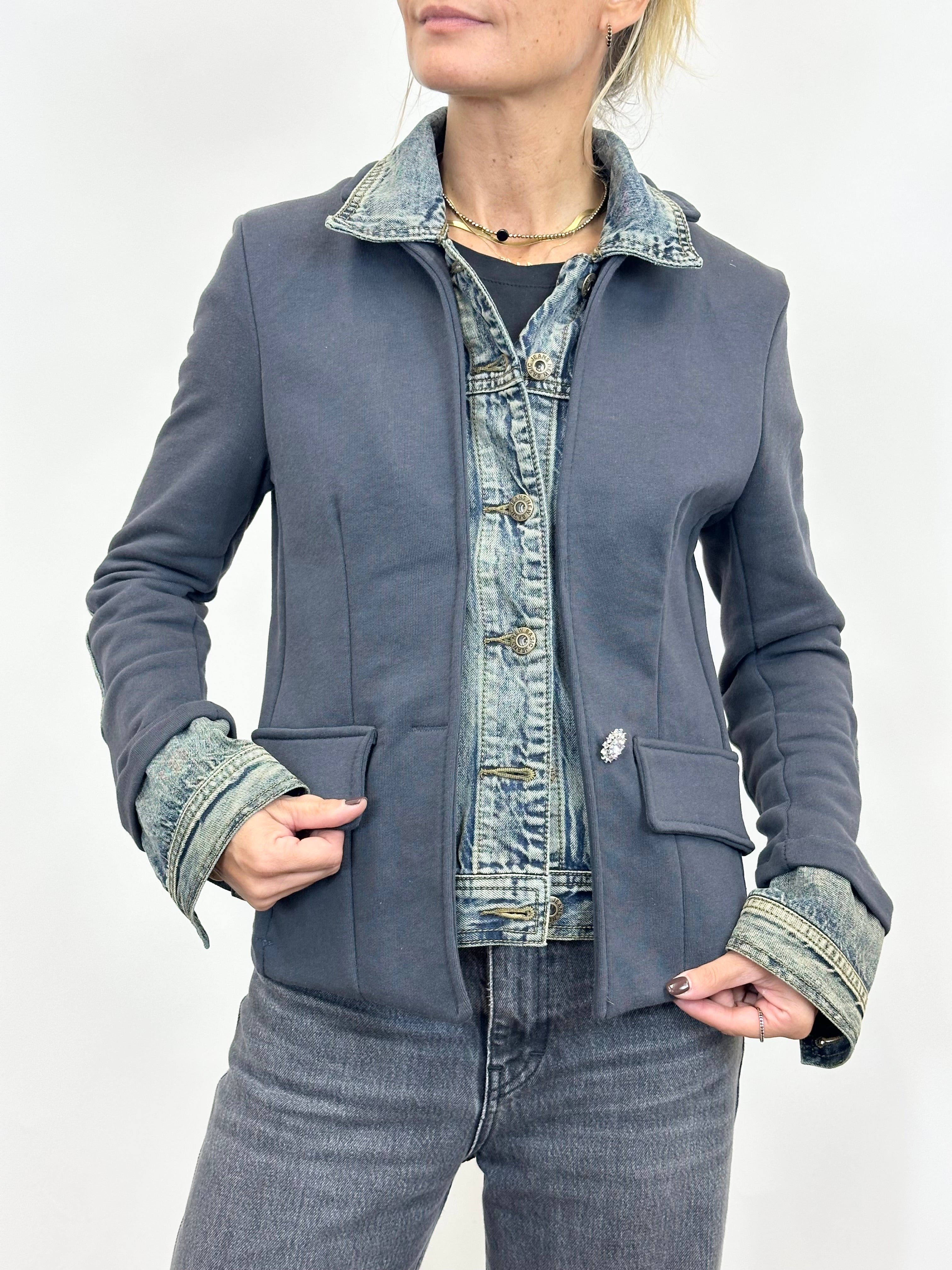 Giacca Valentina Grigio Piombo _ MI.LE.for soku