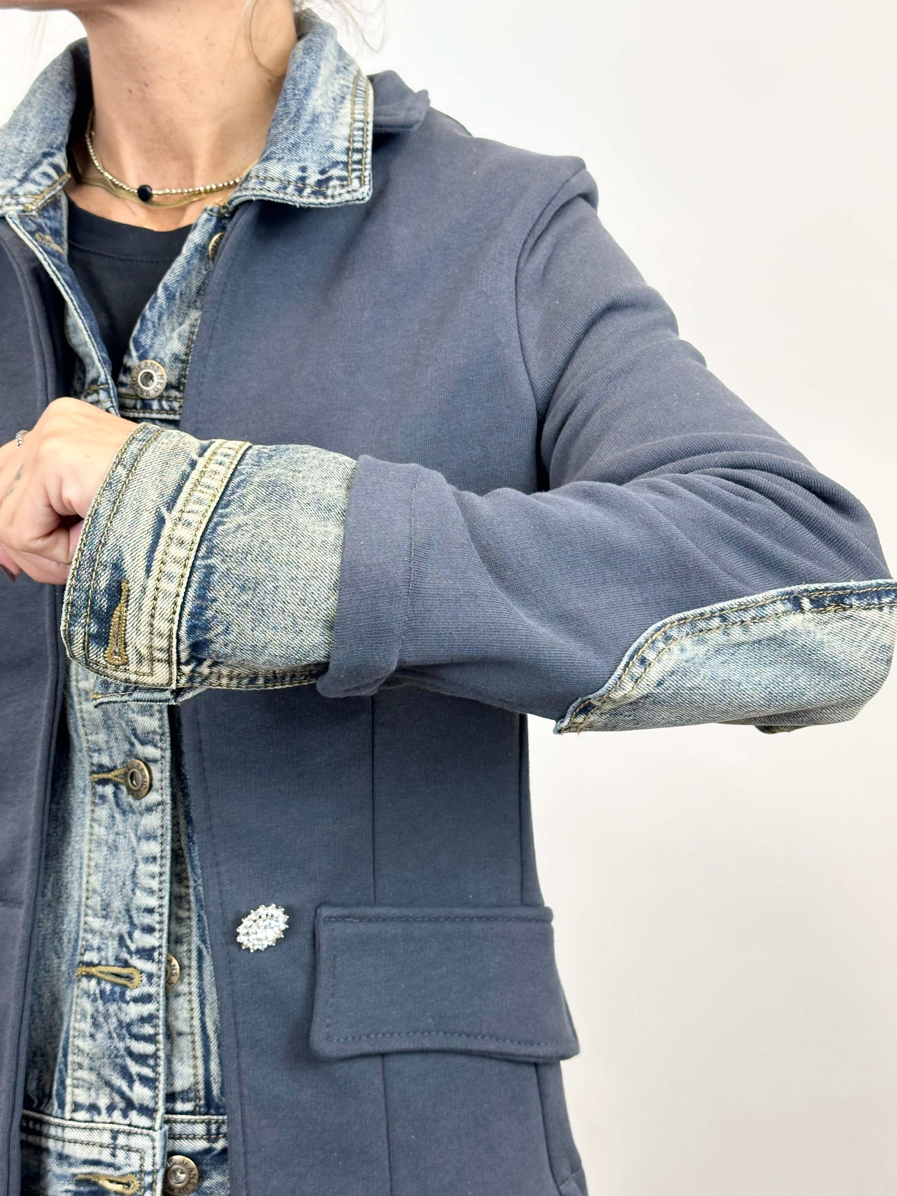 Giacca Valentina Grigio Piombo _ MI.LE.for soku