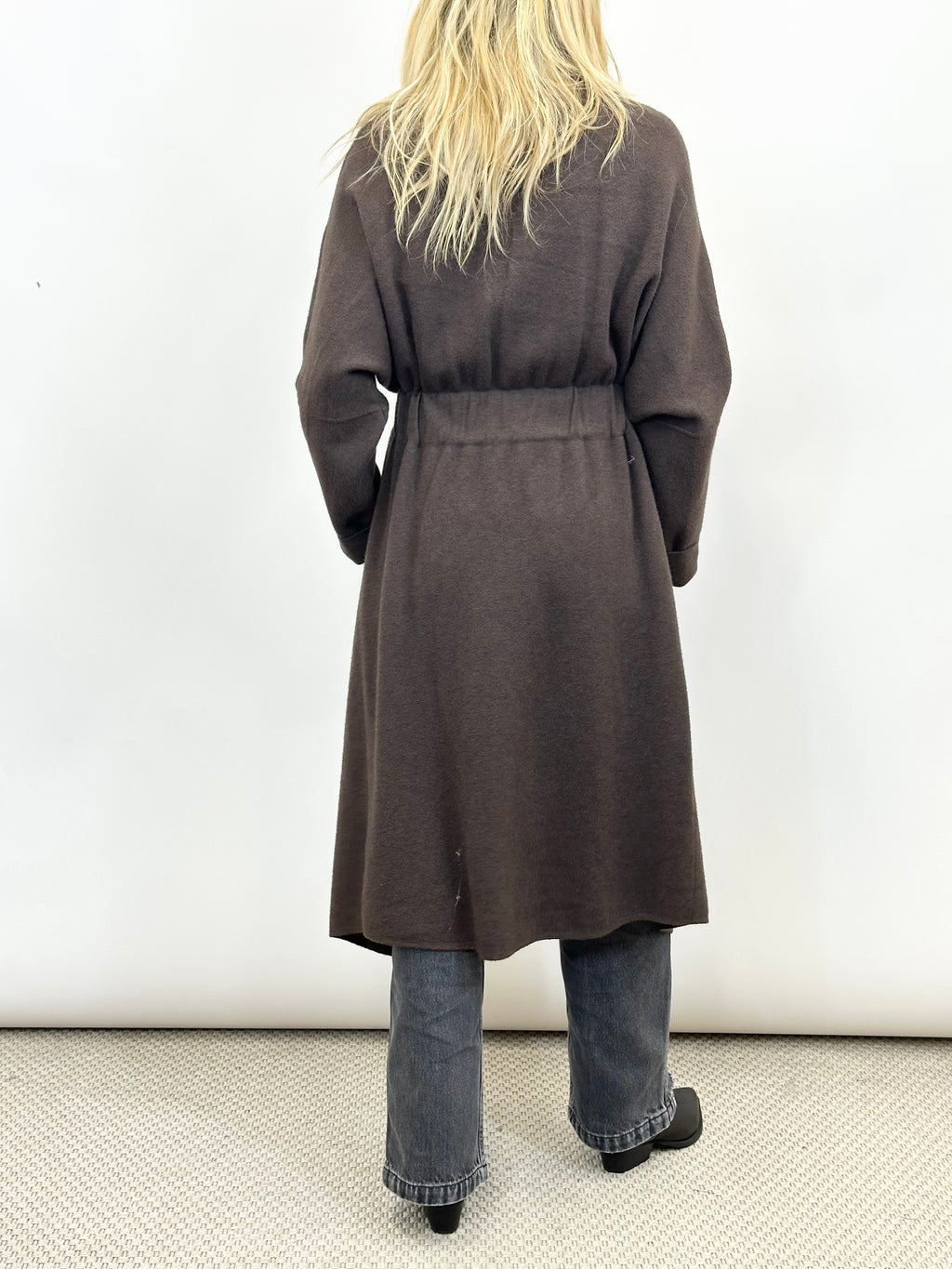 Cardigan "Essenziale" Cioccolato _ MI.LE. for soku