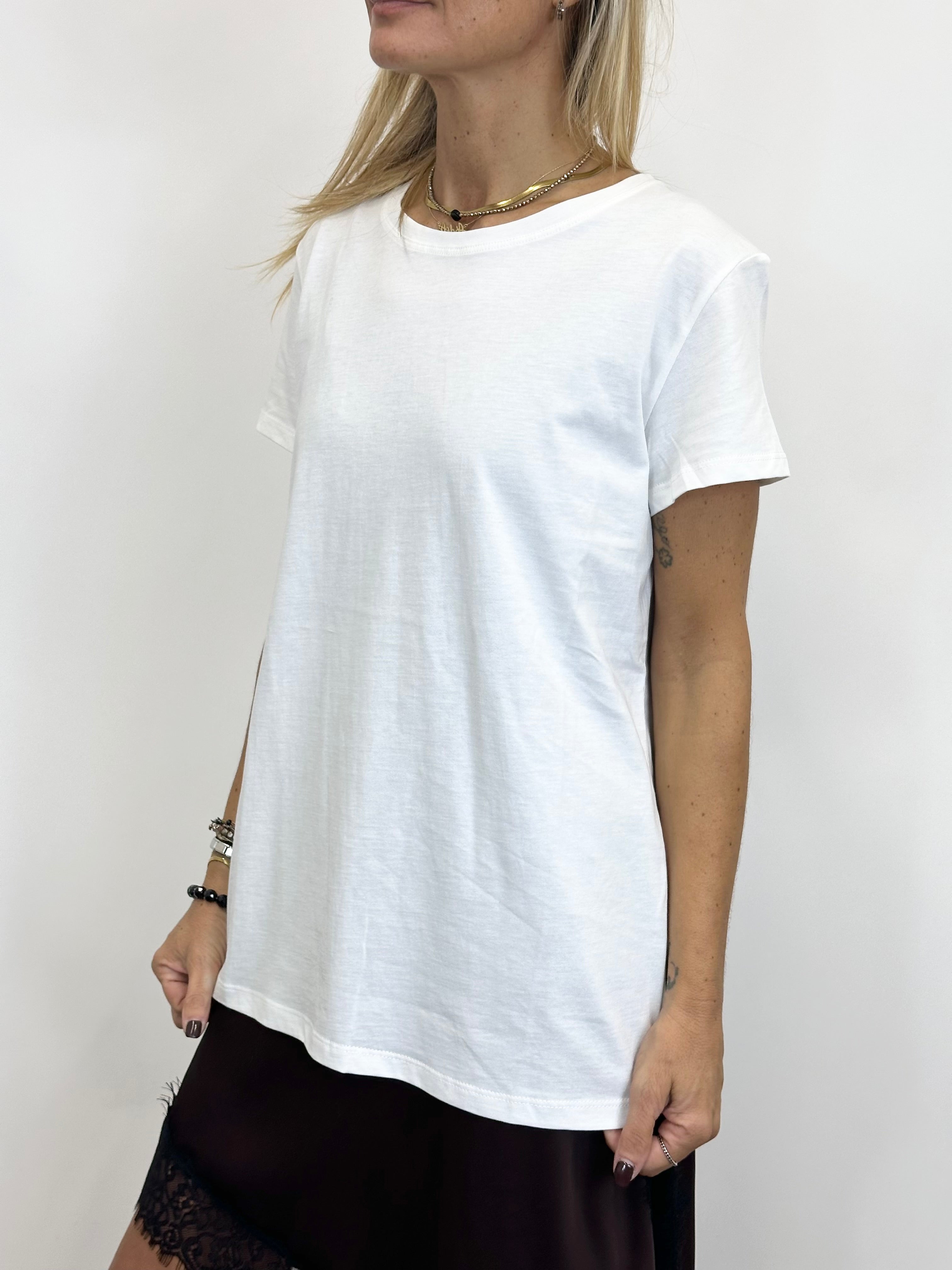 T- Shirt Over panna_ Vicolo