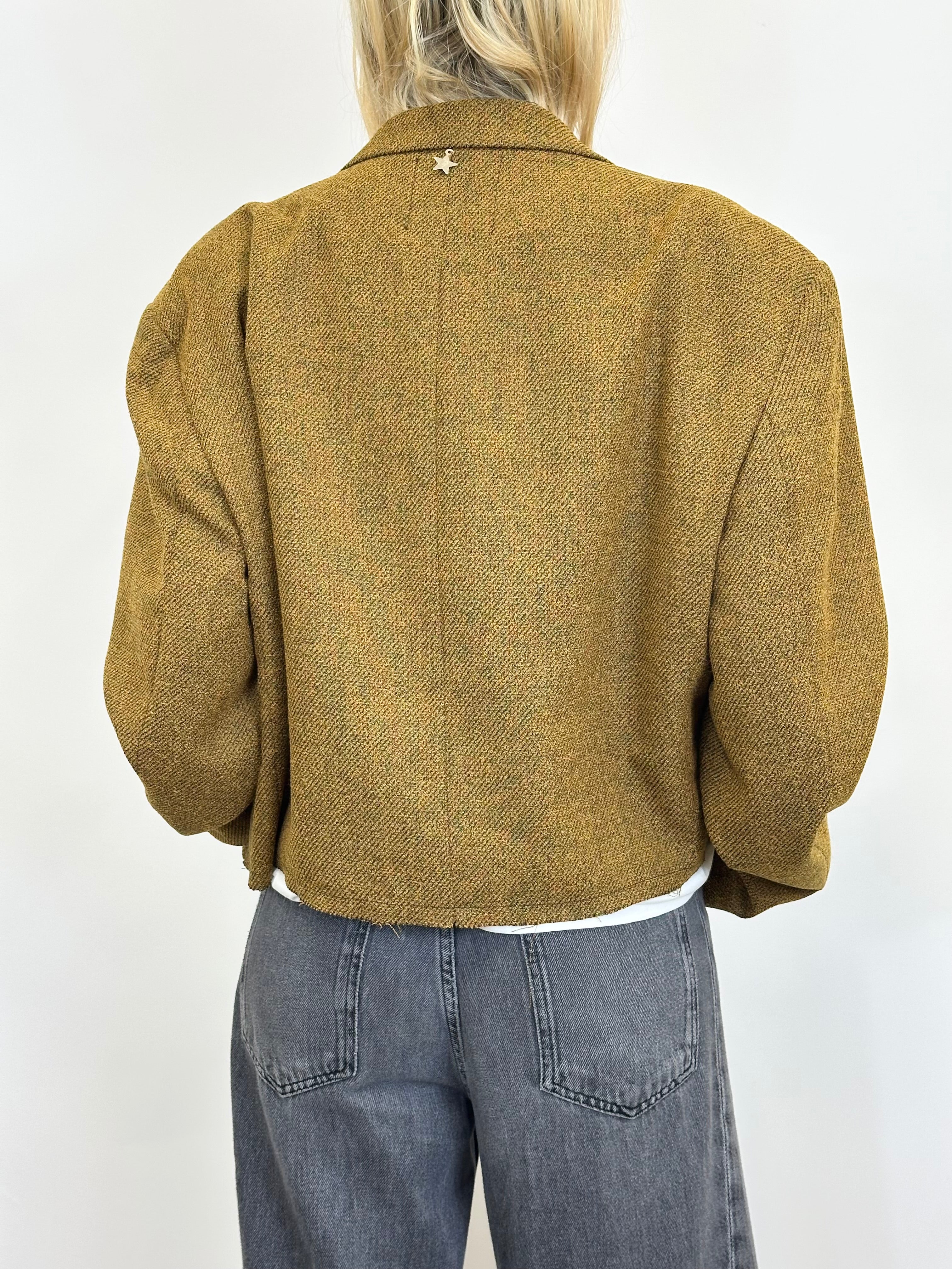 Giacca Senape con Spille _ Souvenir