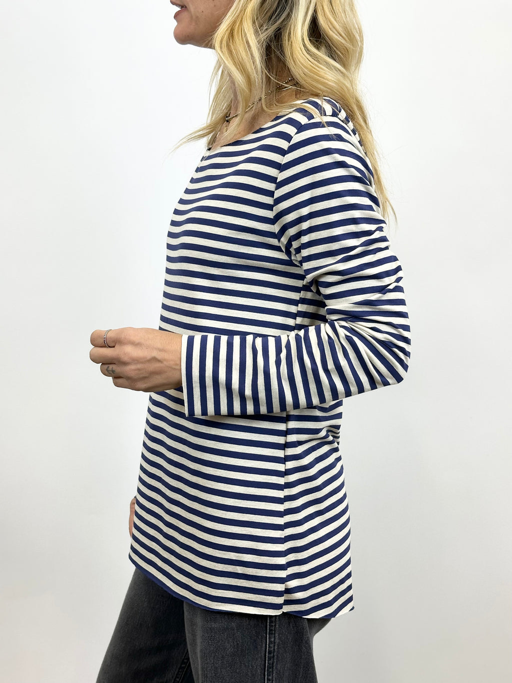 T-Shirt Rigata Blu/Panna _ Mi.LE.for soku