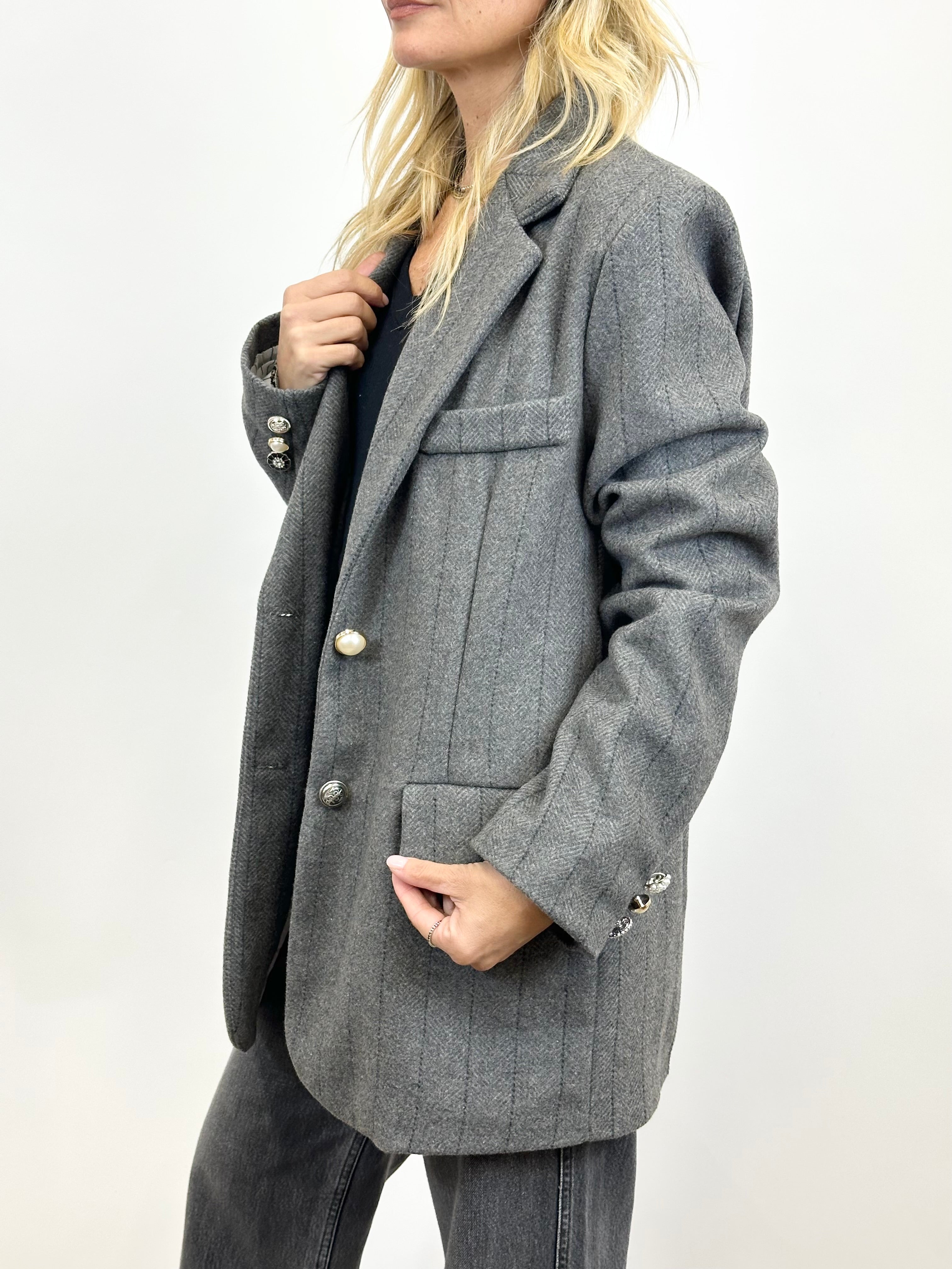 Giacca Over Grigio _ MI.LE.for soku