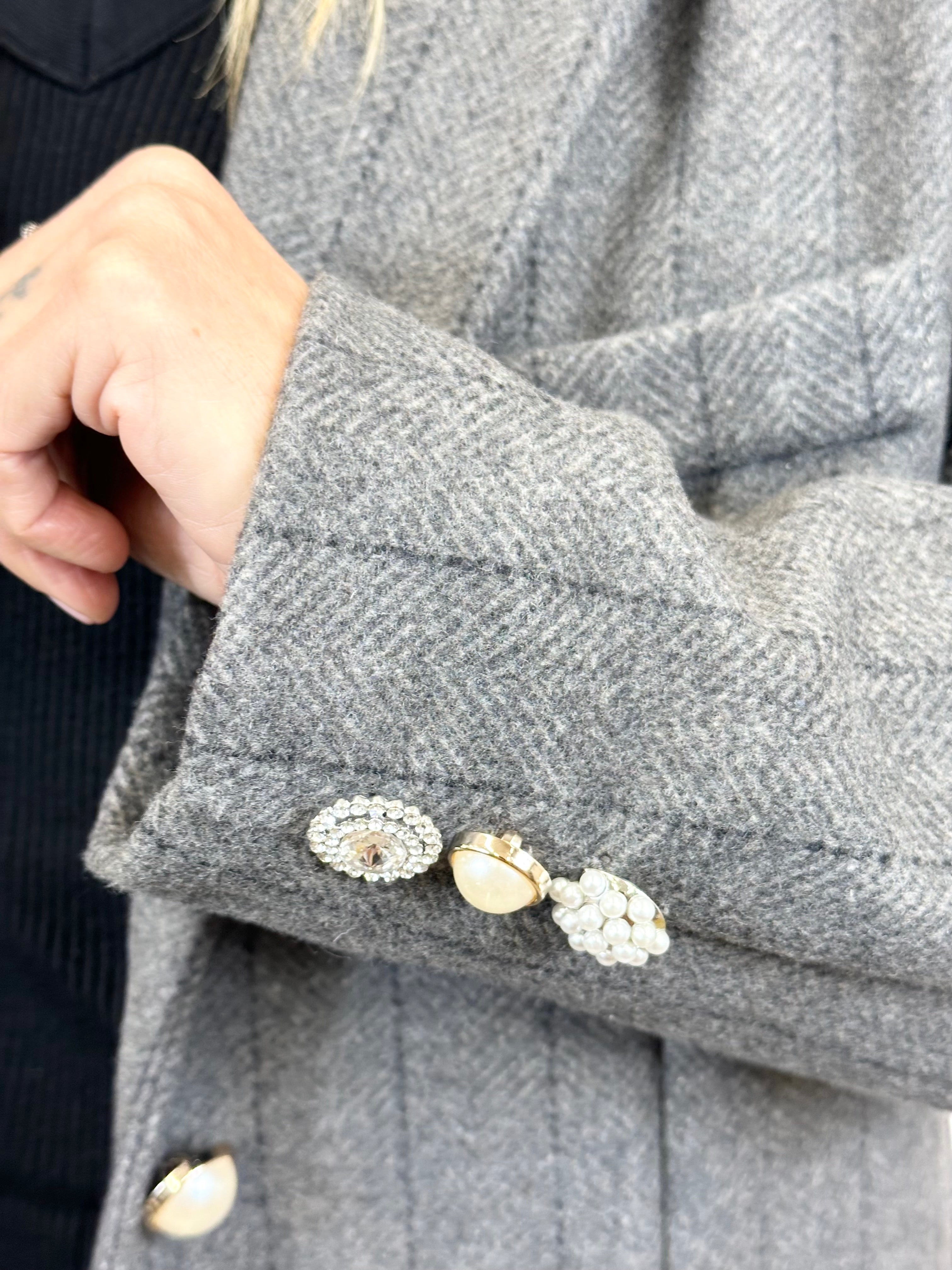 Giacca Over Grigio _ MI.LE.for soku