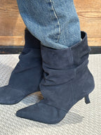 Stivaletto Camoscio Indaco _ Divine Follie