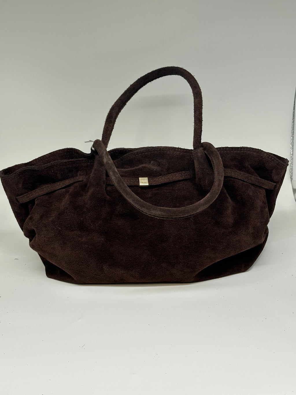 Borsa in Suede Marrone _ Soku