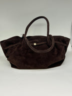Borsa in Suede Marrone _ Soku