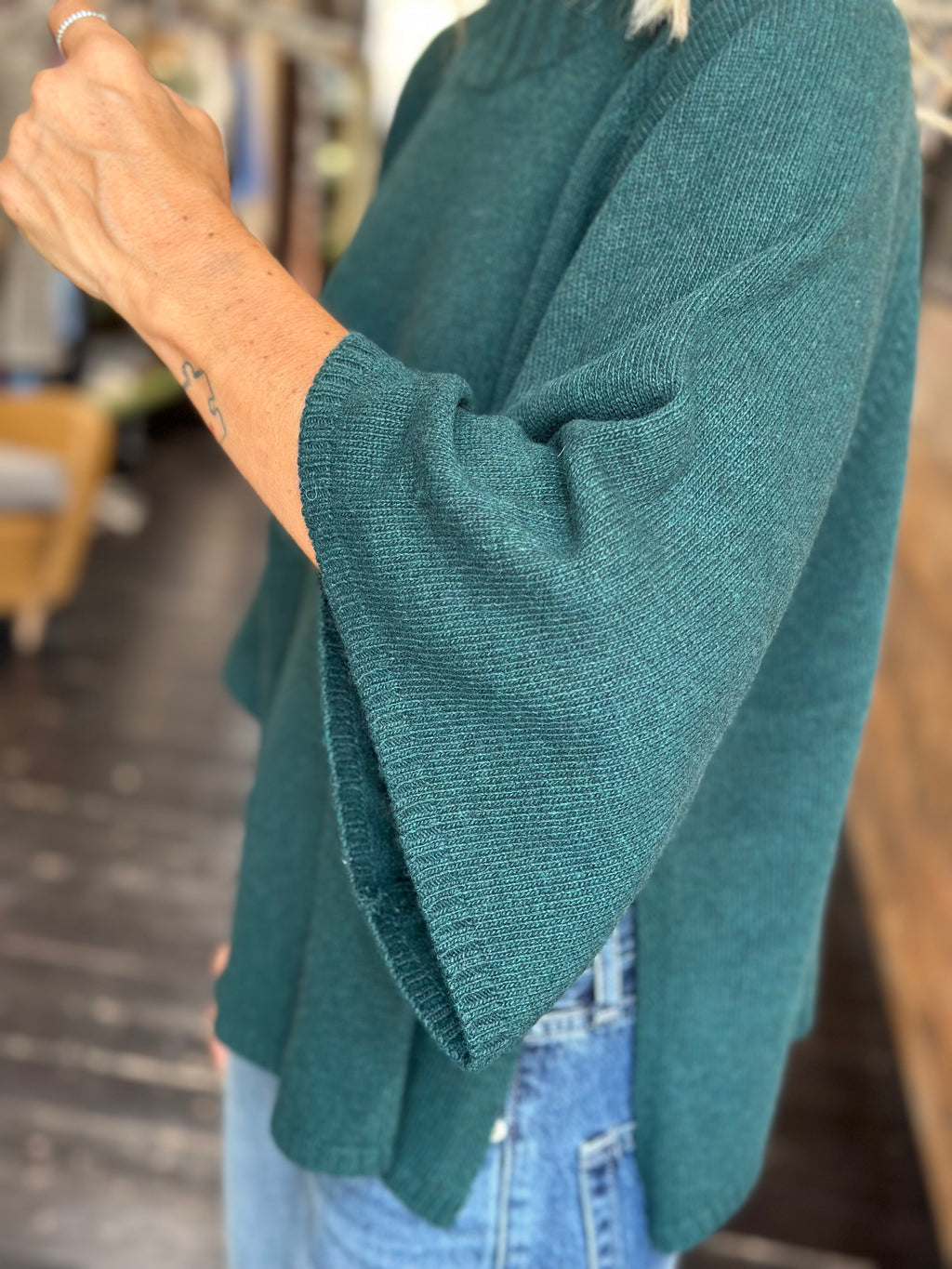 Maglia Mezzo Collo Verde _ Karma