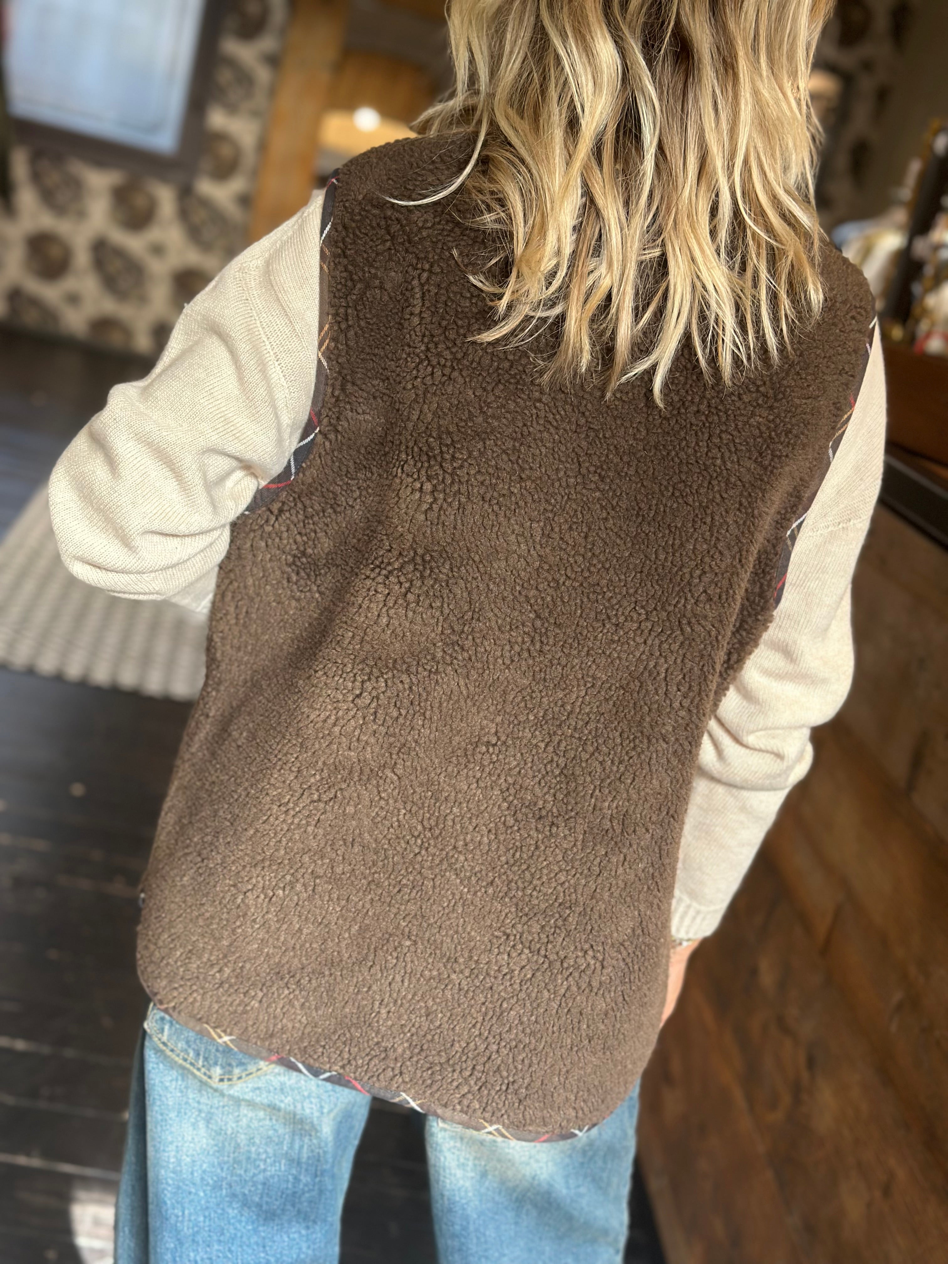 Gilet Teddy Marrone _ Vicolo
