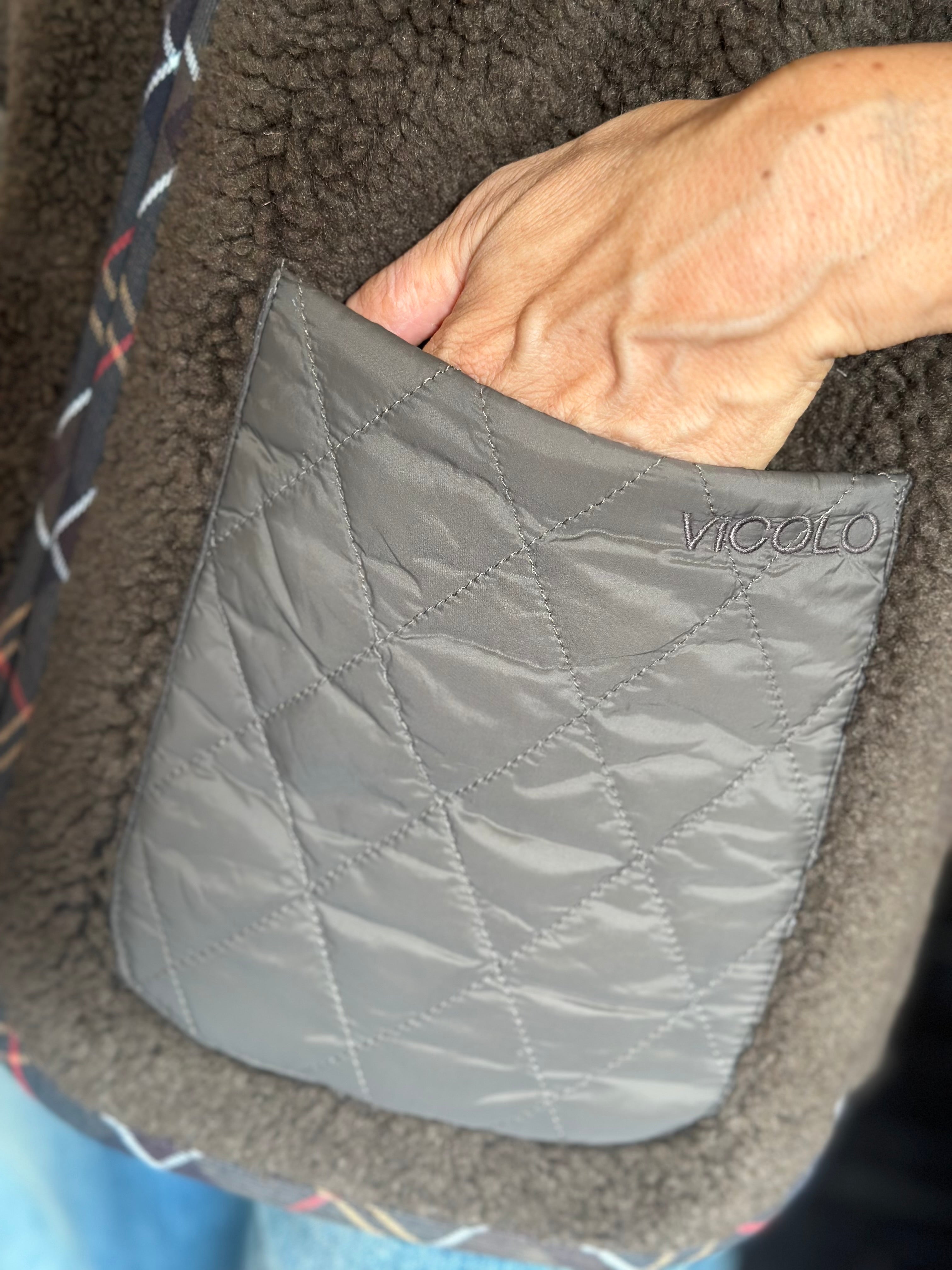 Gilet Teddy Marrone _ Vicolo