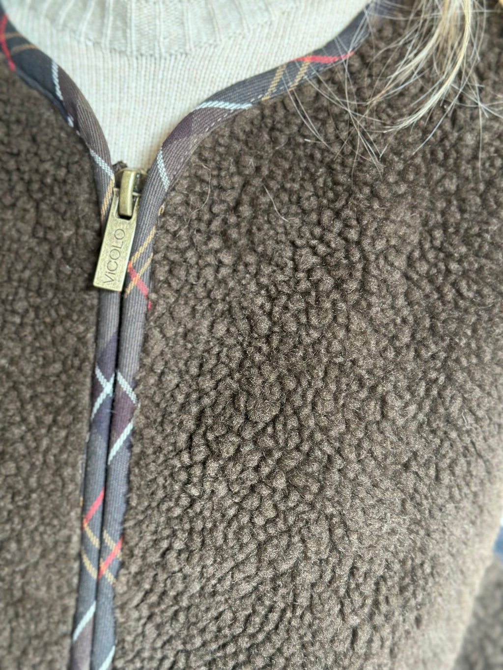 Gilet Teddy Marrone _ Vicolo