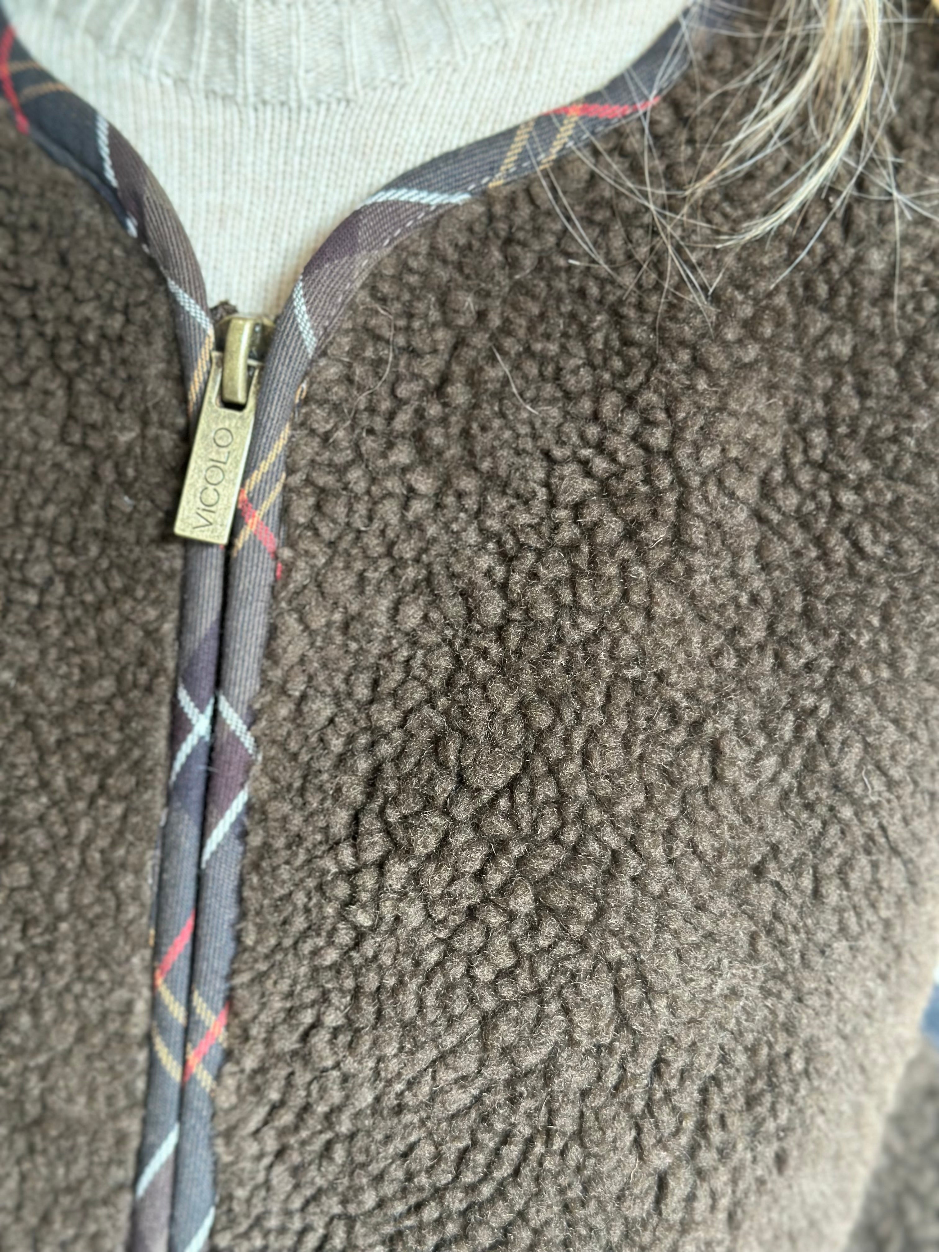 Gilet Teddy Marrone _ Vicolo