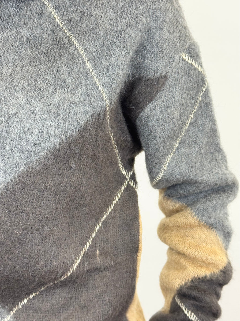 Maglia Rombi  Grigio _ Souvenir