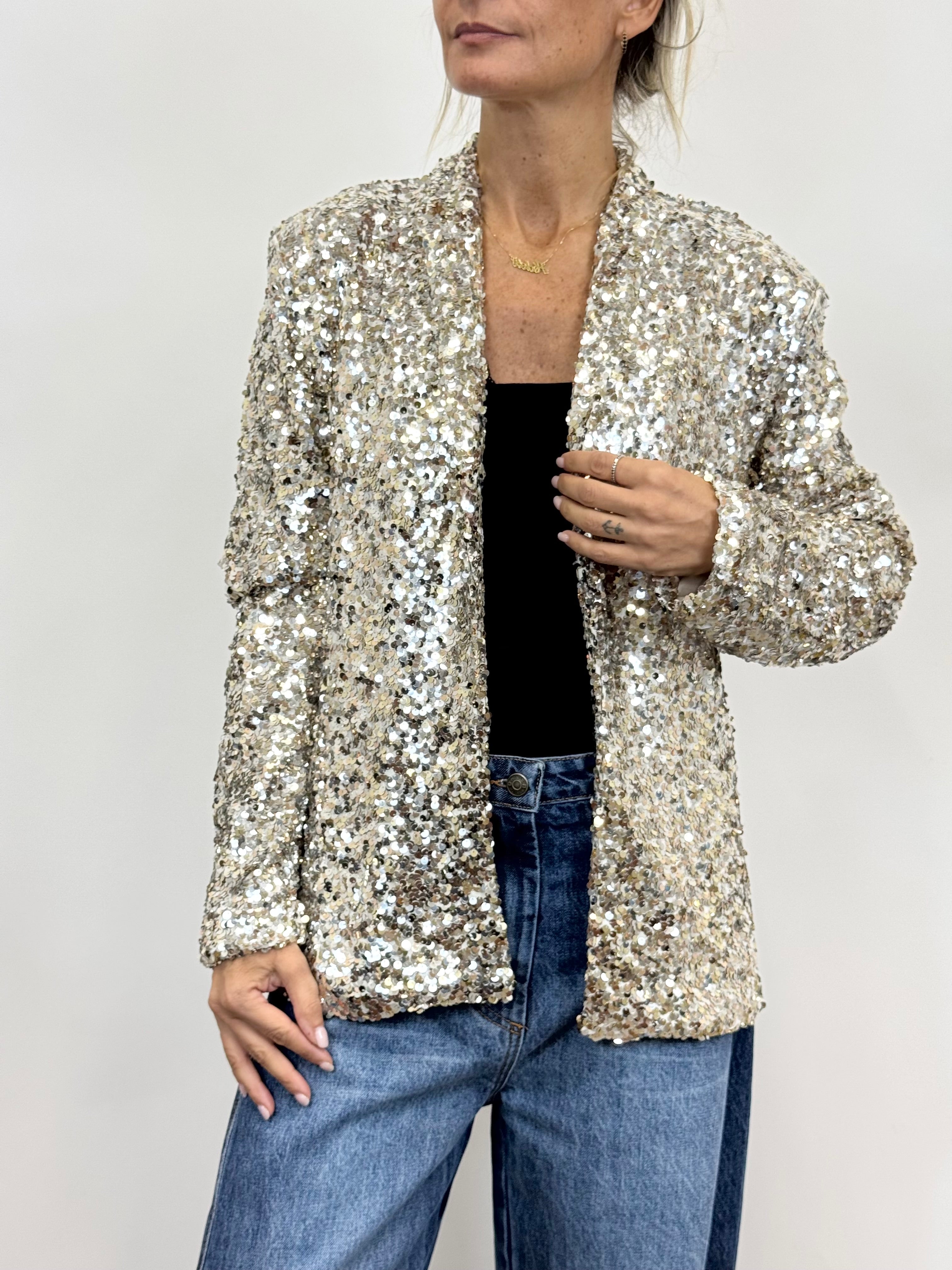 Giacca Paillettes Fittata _ MI.LE. for soku
