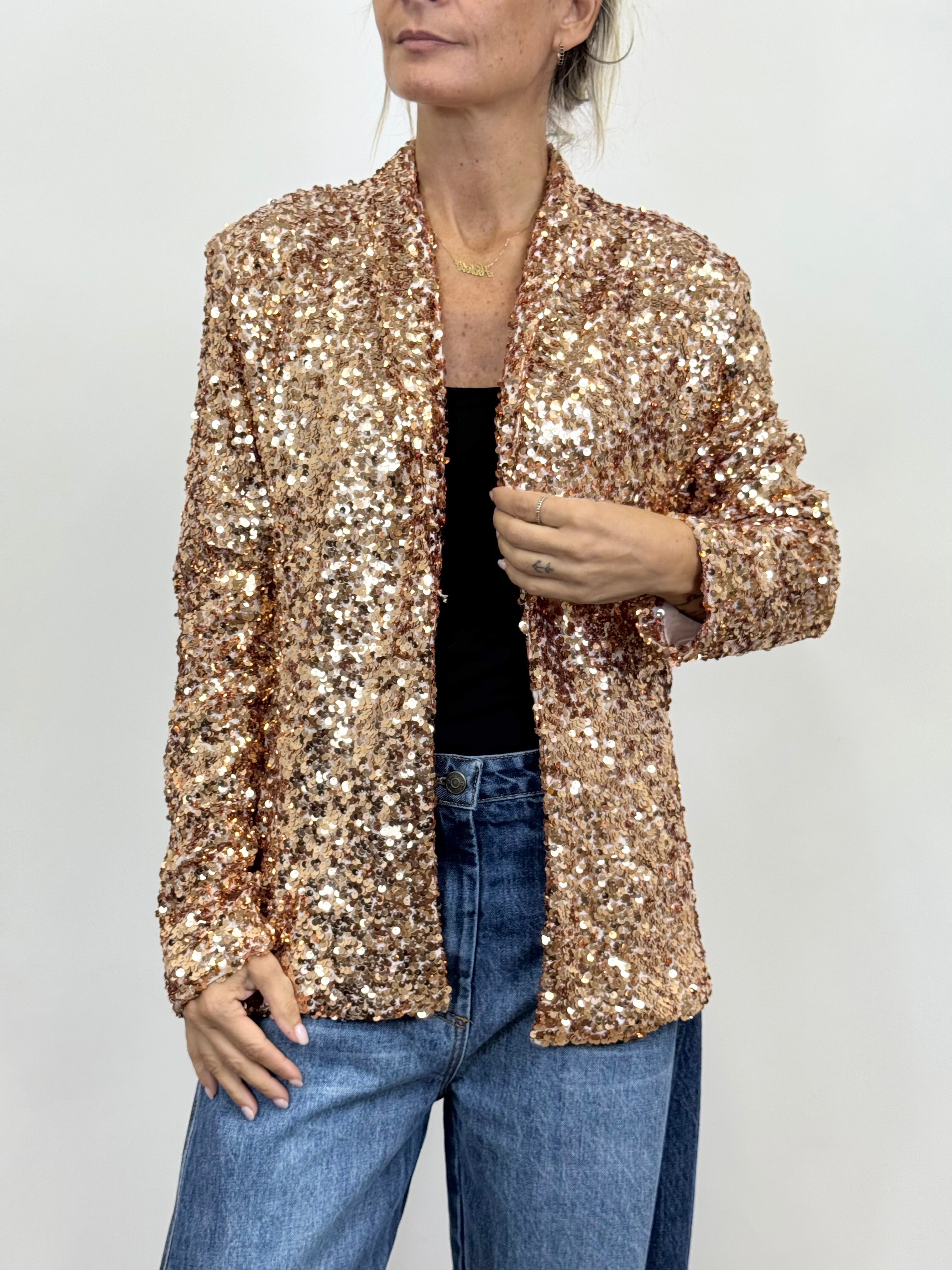 Giacca Paillettes Fittata _ MI.LE. for soku