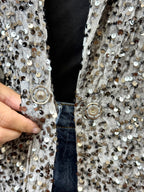 Giacca Paillettes Grigio _ MI.LE.for soku