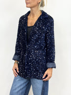 Giacca Paillettes  Blu _ MI.LE.for soku