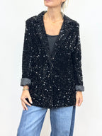 Giacca Paillettes Nero_ MI.LE.for soku