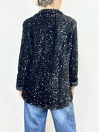 Giacca Paillettes Nero_ MI.LE.for soku