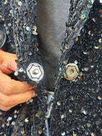 Giacca Paillettes Nero_ MI.LE.for soku