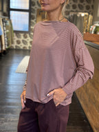 T-Shirt Beige/Amaranto _ Dixie