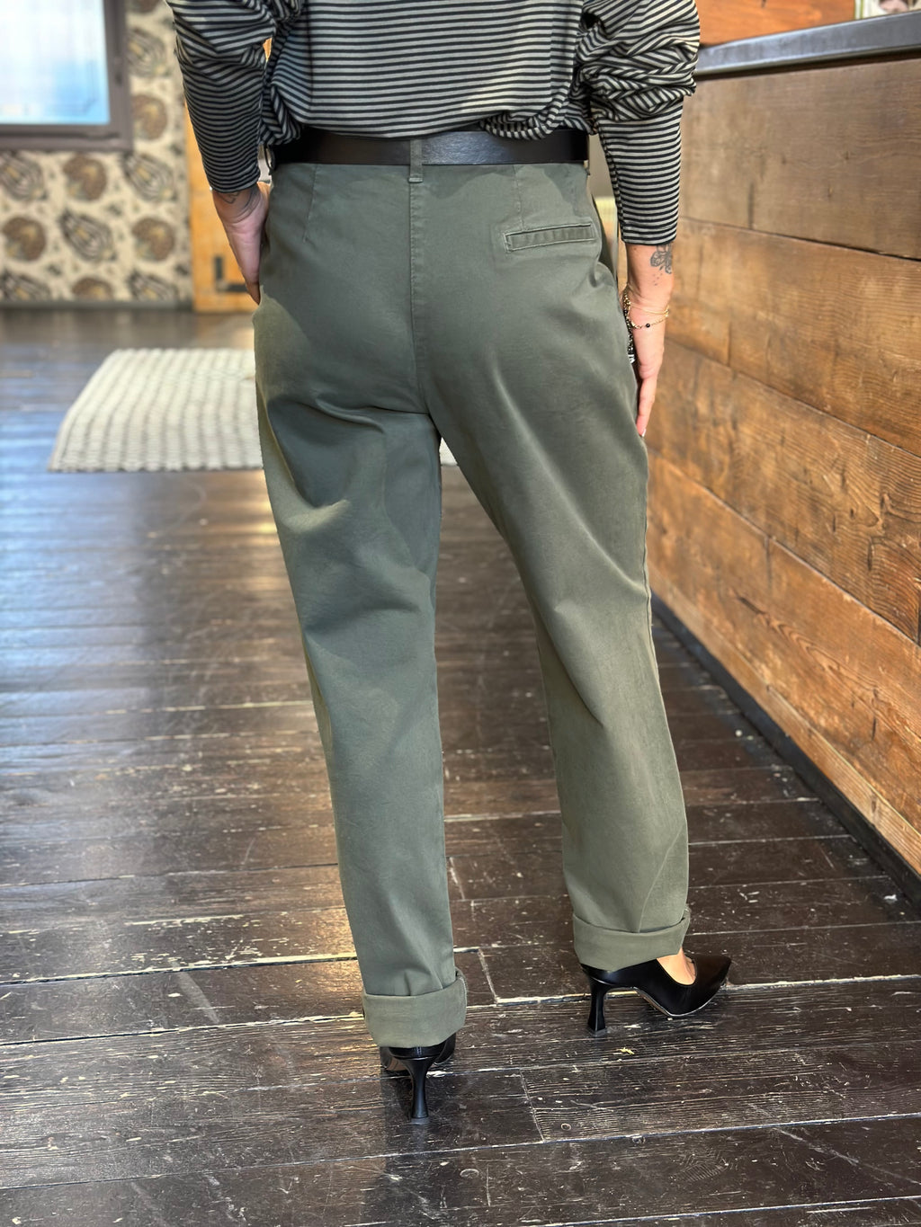 Pantalone Balloon Verde _ Dixie