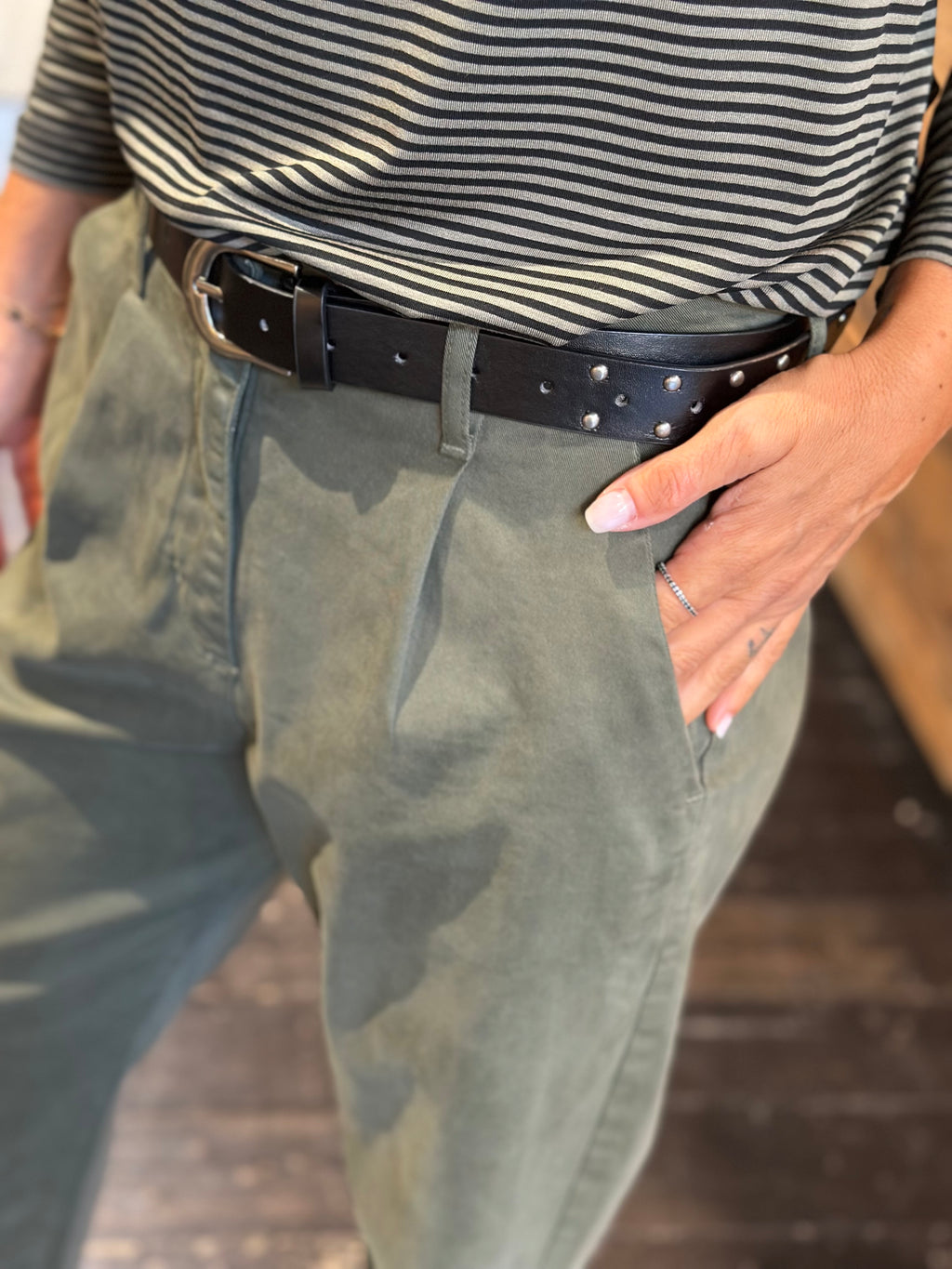 Pantalone Balloon Verde _ Dixie