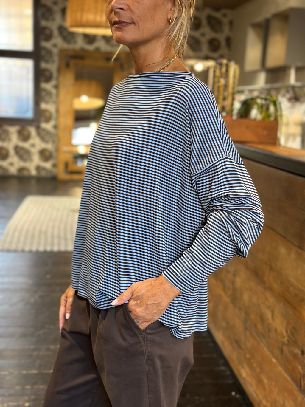 T-Shirt Moro/Celeste _ Dixie