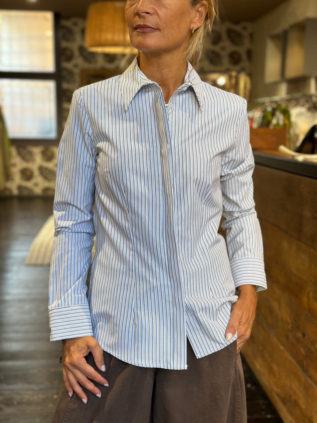 Camicia Riga Tabacco _ Dixie