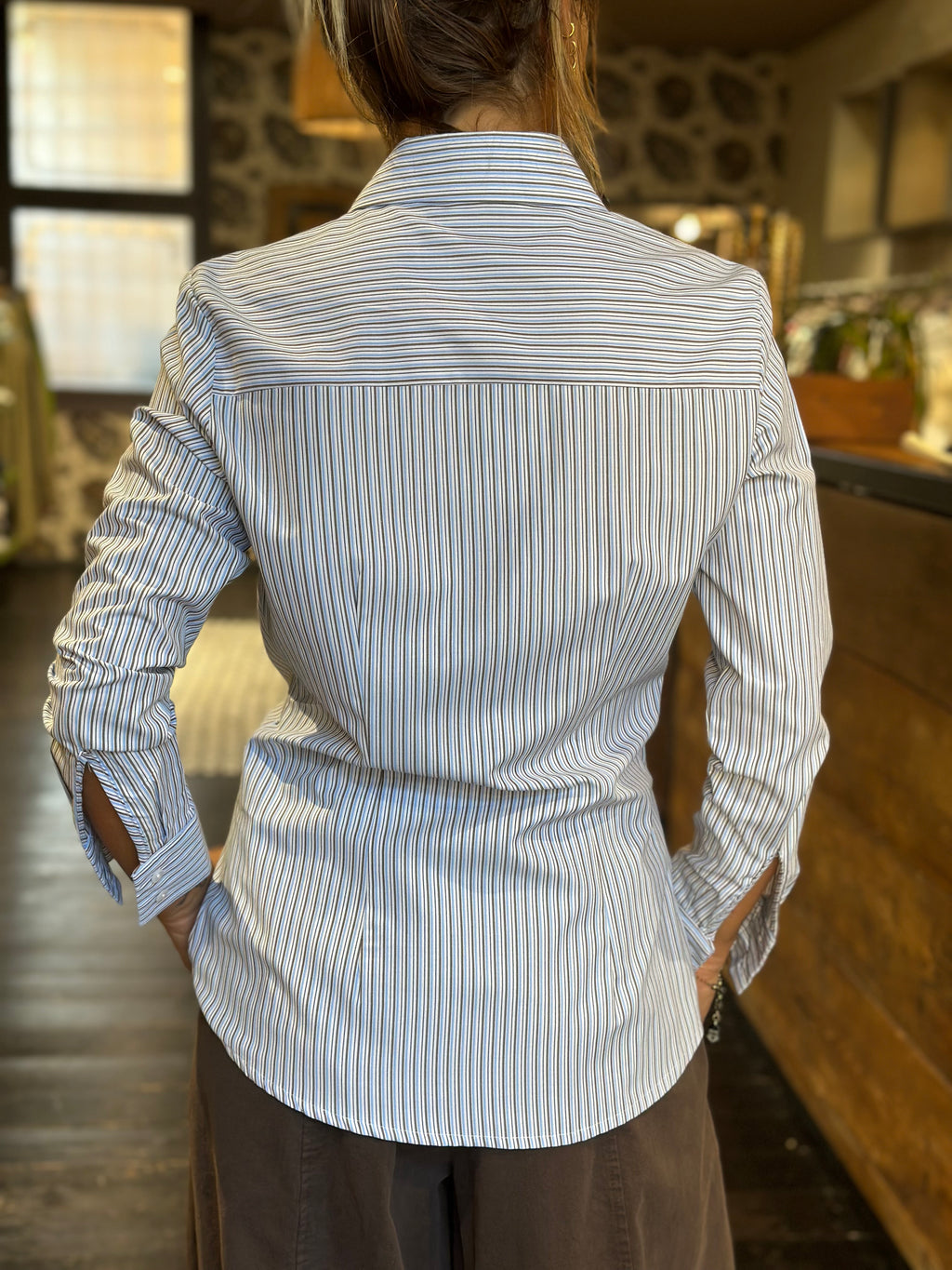 Camicia Riga Tabacco _ Dixie
