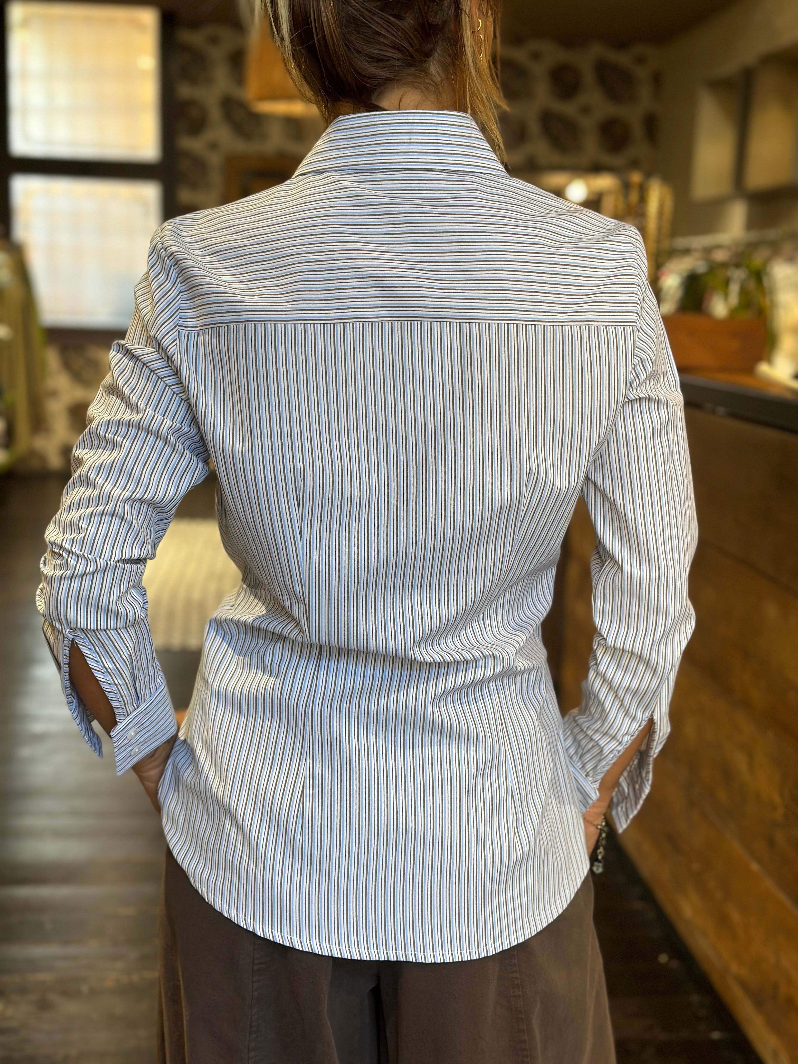 Camicia Riga Tabacco _ Dixie