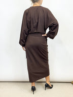 Abito Nodo Cioccolato_ MI.LE.for soku
