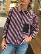 Camicia Riga Bordeaux _ Dixie