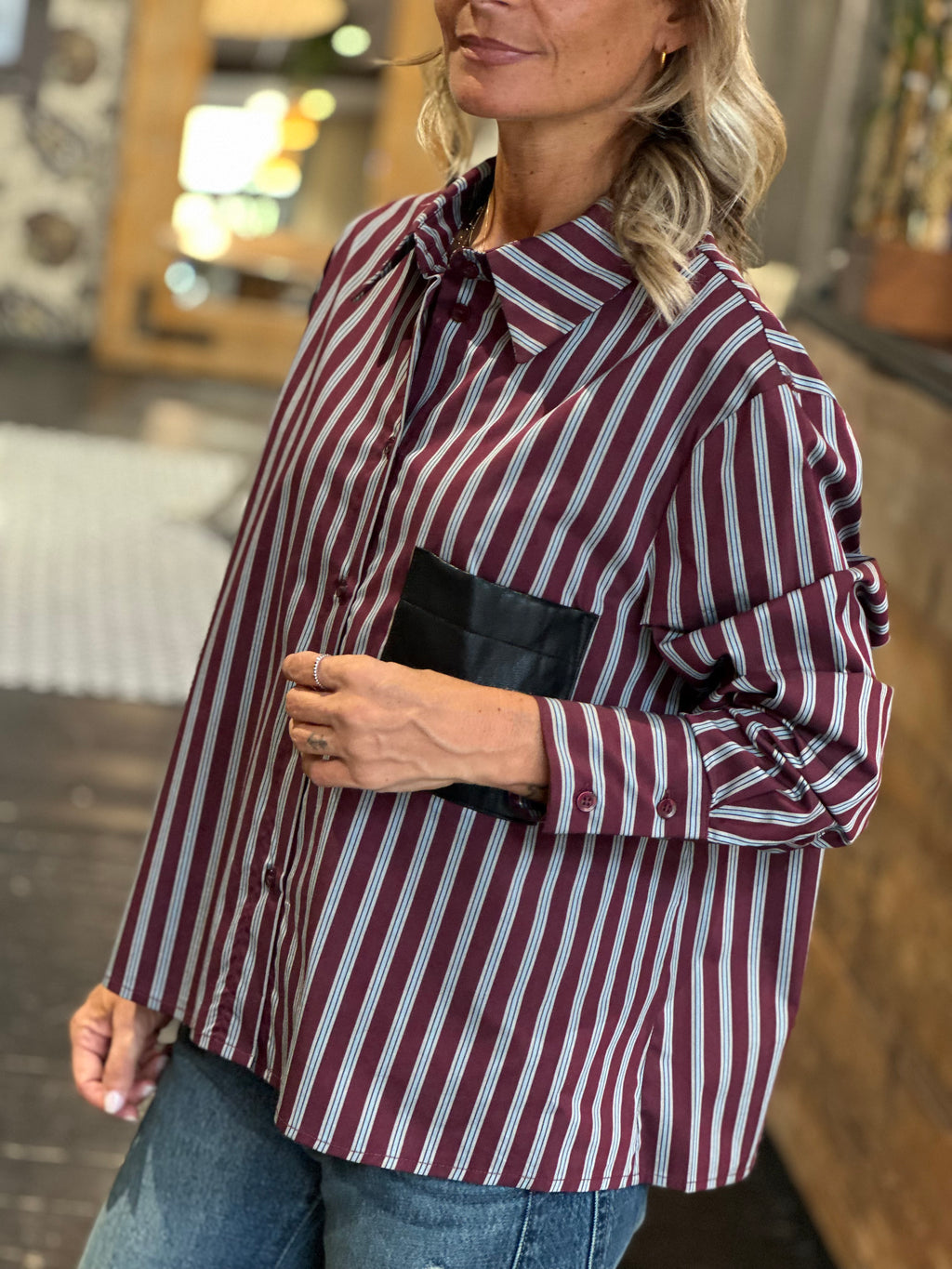 Camicia Riga Bordeaux _ Dixie