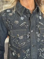 Camicia Denim + Strass _ Souvenir