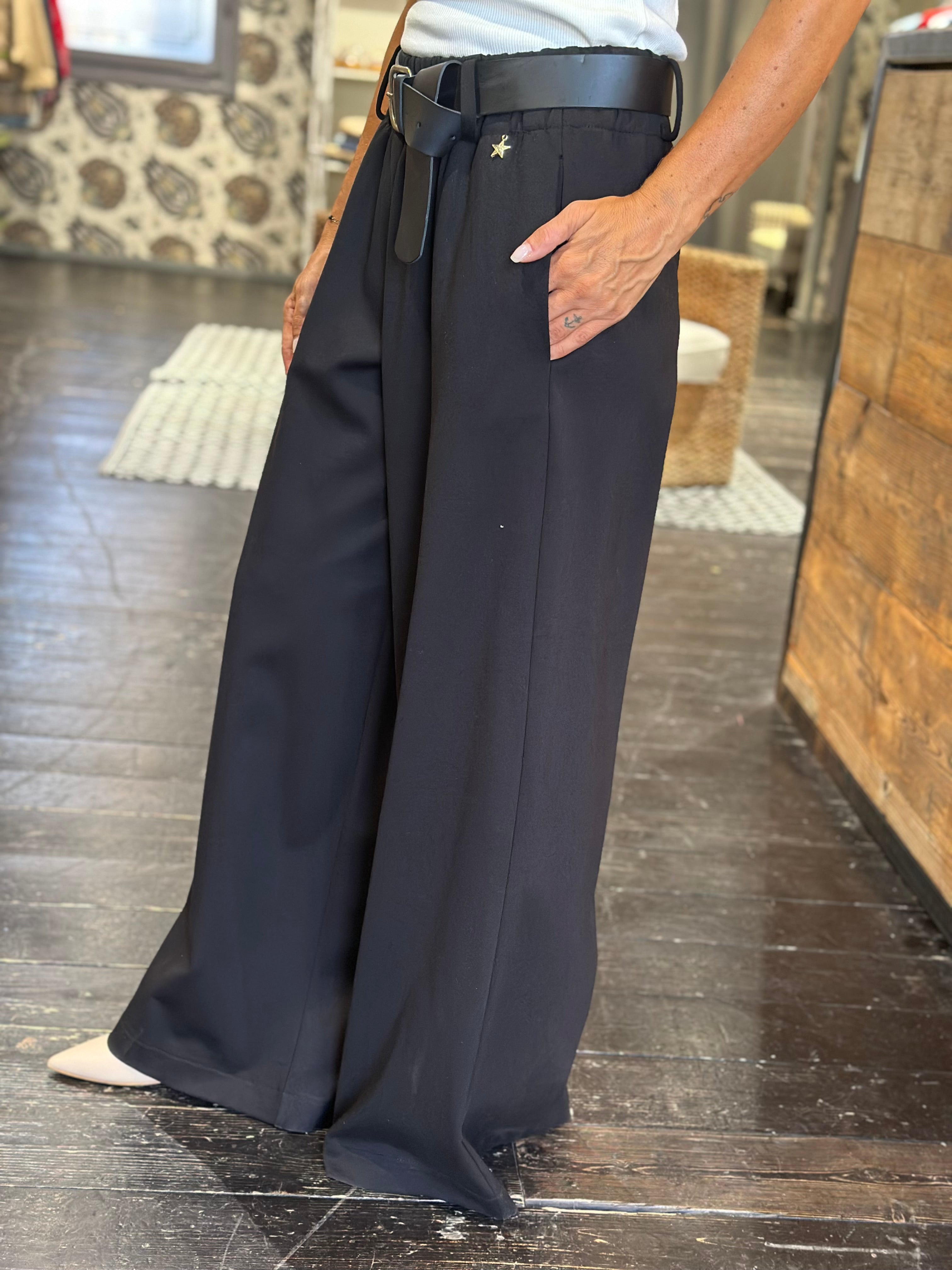 Pantalone Palazzo Nero _ Souvenir