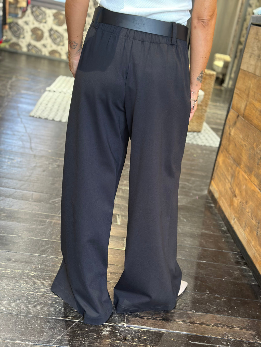 Pantalone Palazzo Nero _ Souvenir