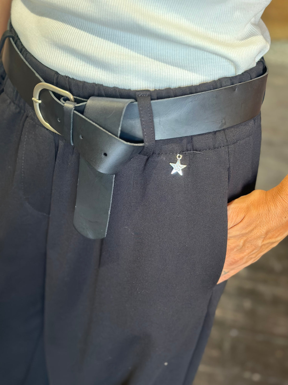 Pantalone Palazzo Nero _ Souvenir