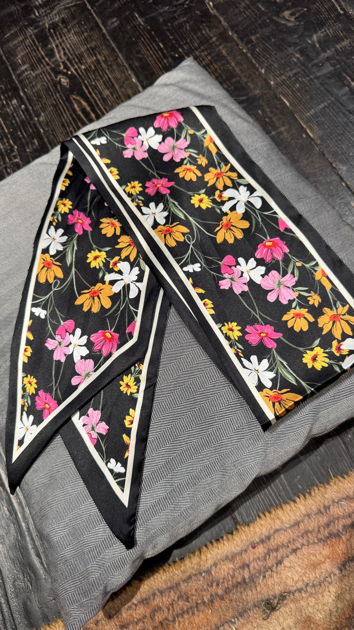 Foulard sottile Fiori _ MI.LE. for soku