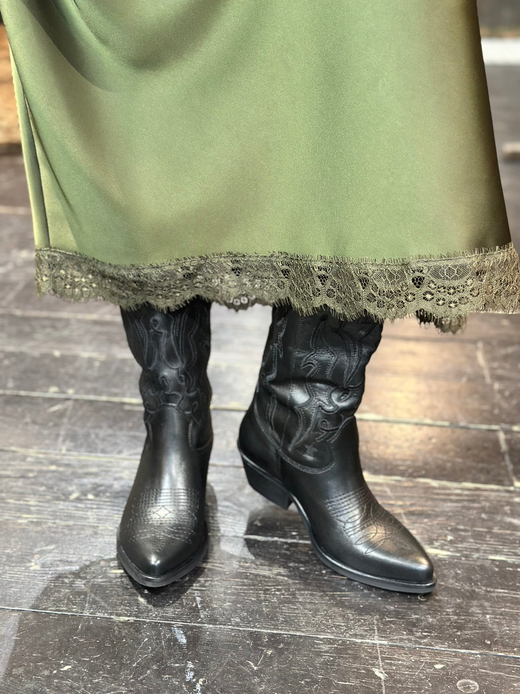 Abito Sottoveste Verde _ MI.LE. for soku