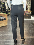 Pantalone Dritto Nero _ Vicolo