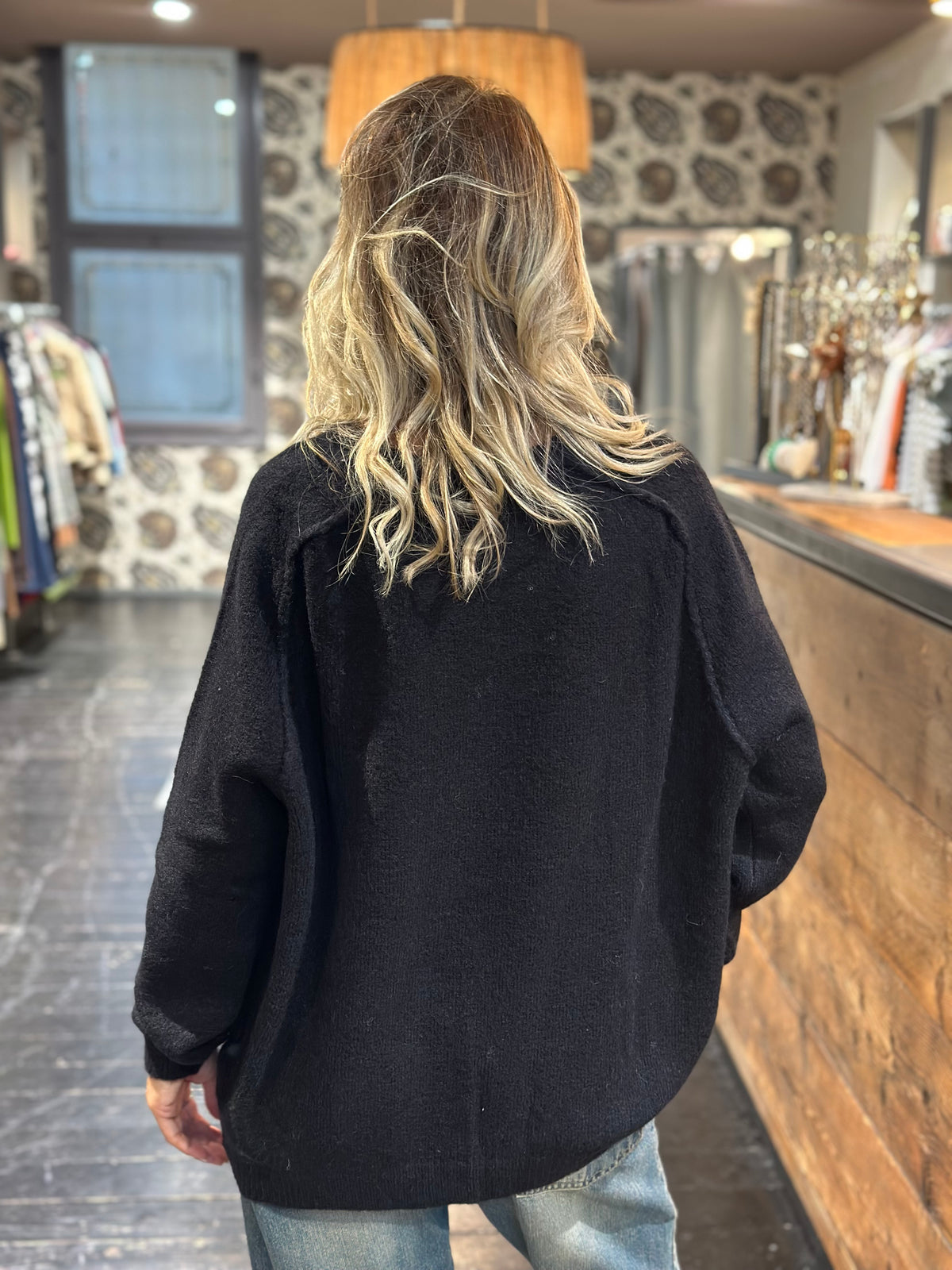 Maglia Girocollo Nero _ Karma